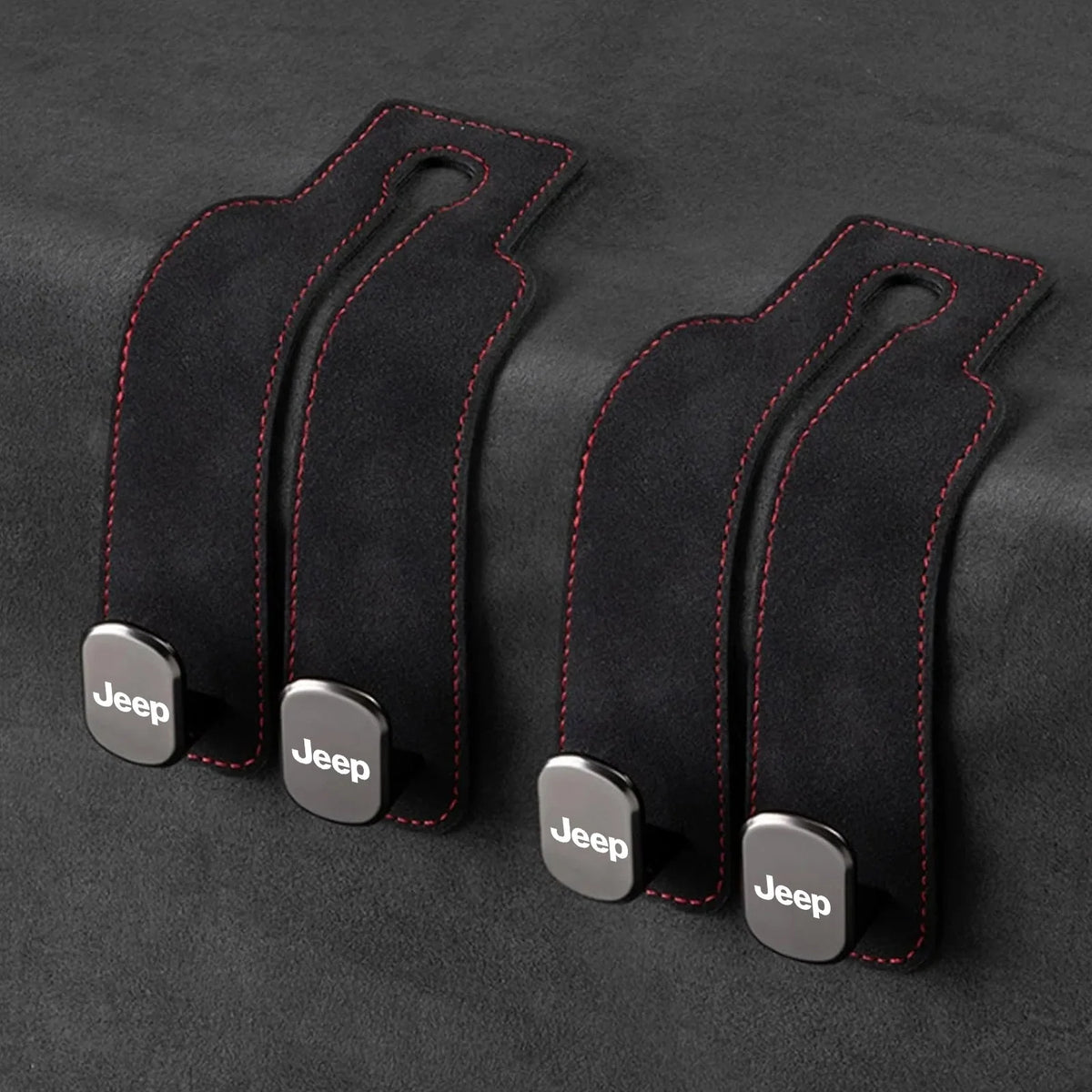 Car Headrest Hooks 2-Pack Rotating 30 lb Capacity