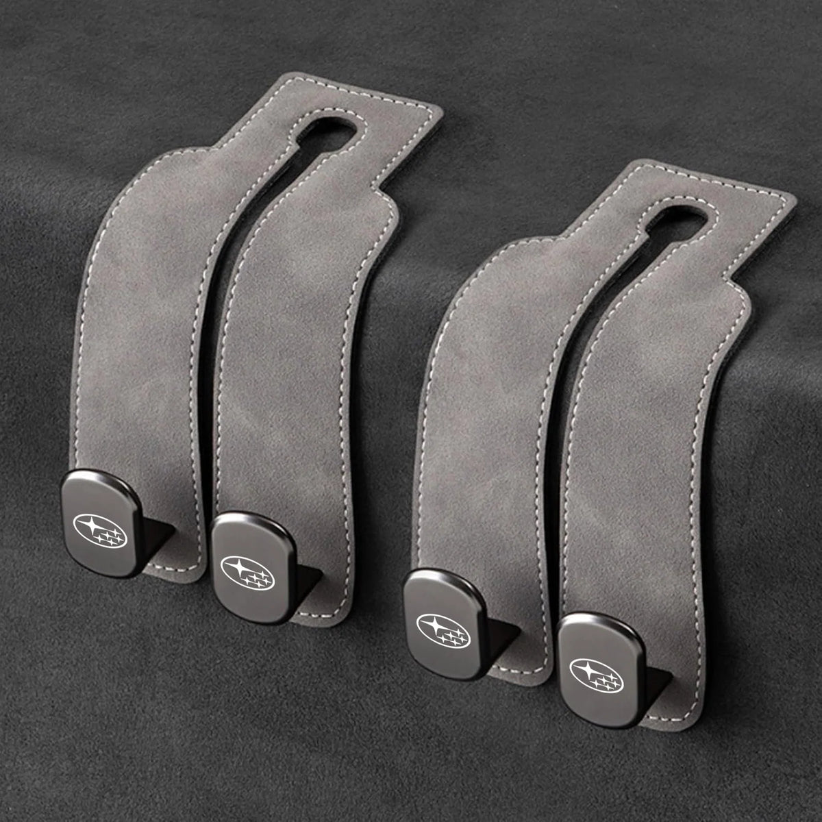 Car Headrest Hooks 2-Pack Rotating 30 lb Capacity