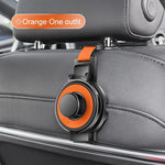 Car Headrest Organizer 3-in-1 Hook Cup & Phone Stand