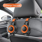 Car Headrest Organizer 3-in-1 Hook Cup & Phone Stand