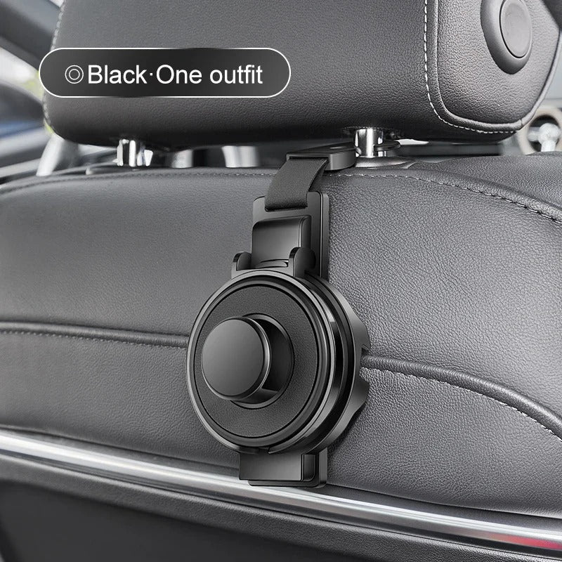 Car Headrest Organizer 3-in-1 Hook Cup & Phone Stand