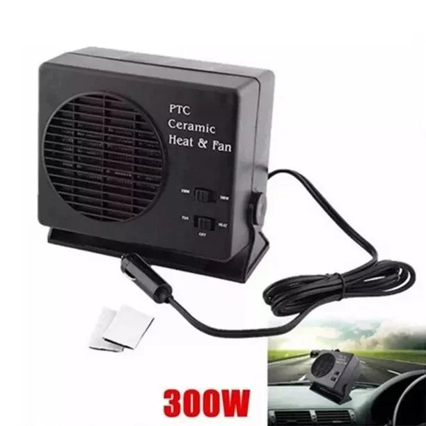 Car Heater Fan 12V Ceramic Thermostat-Regulated