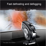 Car Heater Fan Dual Heat & Cool Rotating Mount