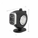 Car Heater Fan Dual Heat & Cool Rotating Mount