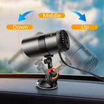Car Heater & Windshield Defroster 12V Heating & Fan Functions