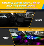Car Interior LED Strip Lights RGB Music Sync