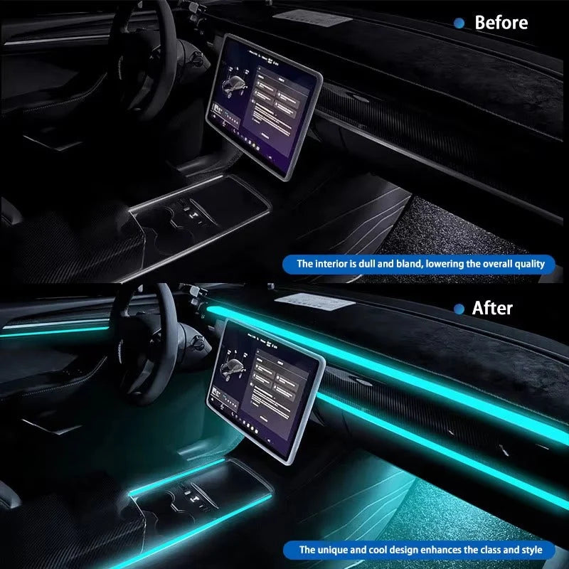 Car Interior LED Strip Lights RGB Music Sync