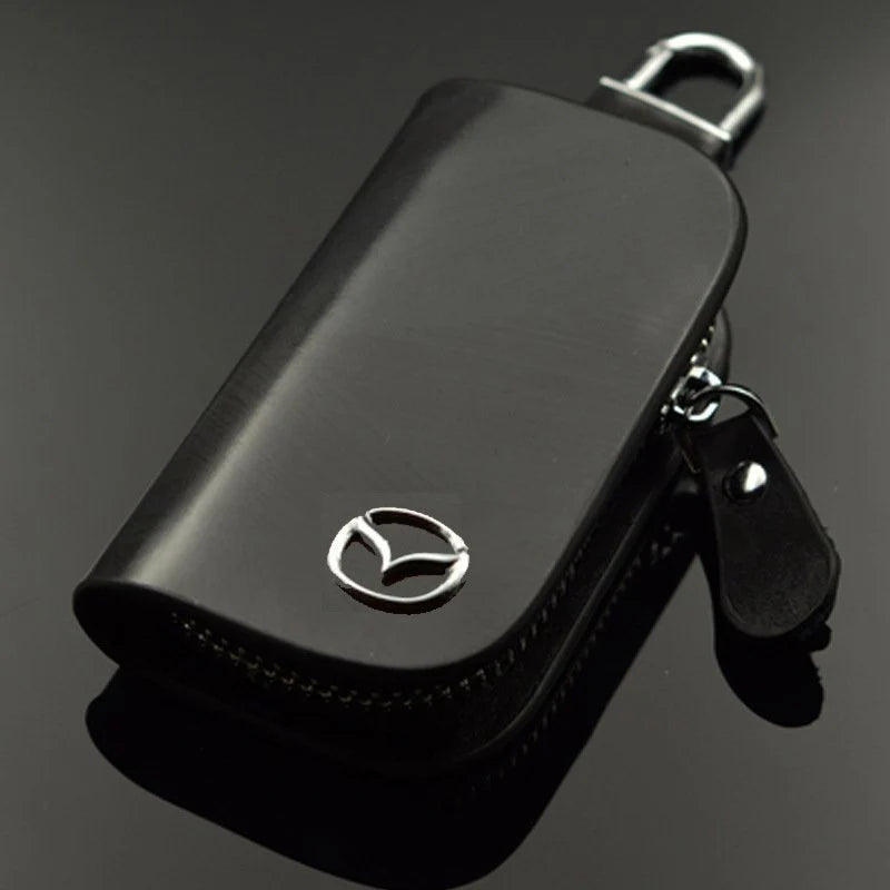 Car Key Pouch RFID-Blocking Dual Compartments
