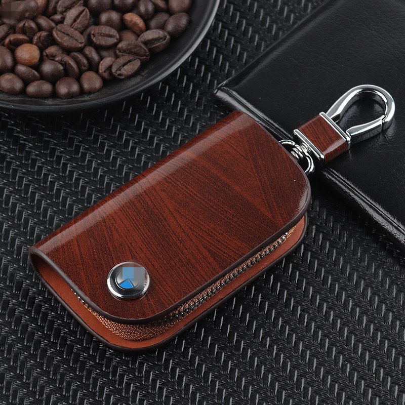 Car Key Pouch RFID-Blocking Dual Compartments