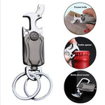 Car Keychain Rotating Bottle Opener & Phone Stand