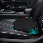 Car Lumbar Support Cushion Memory Foam Washable Cover