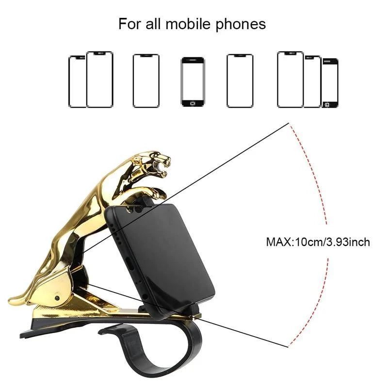 Car Phone Holder 360-Degree Rotating Adhesive Dashboard Mount