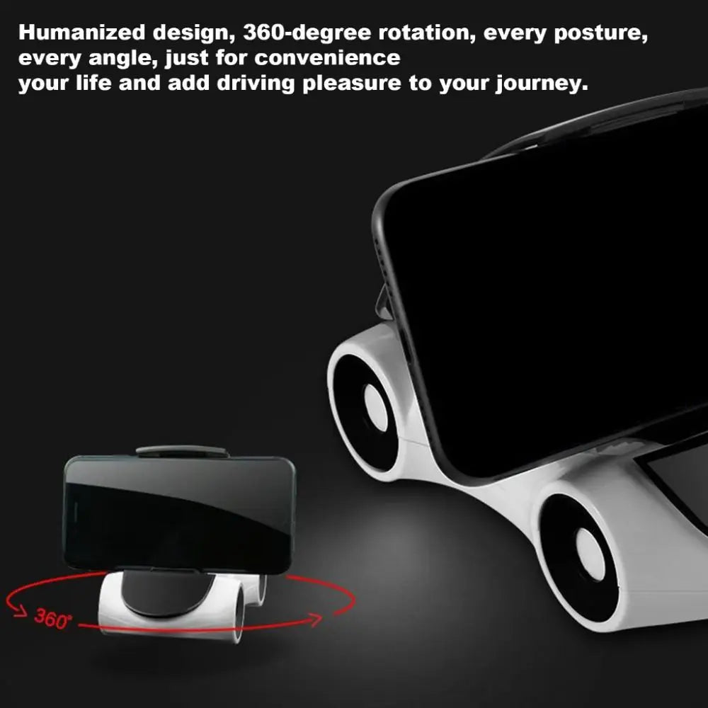 Car Phone Holder 360° Rotating Adhesive Dashboard Mount