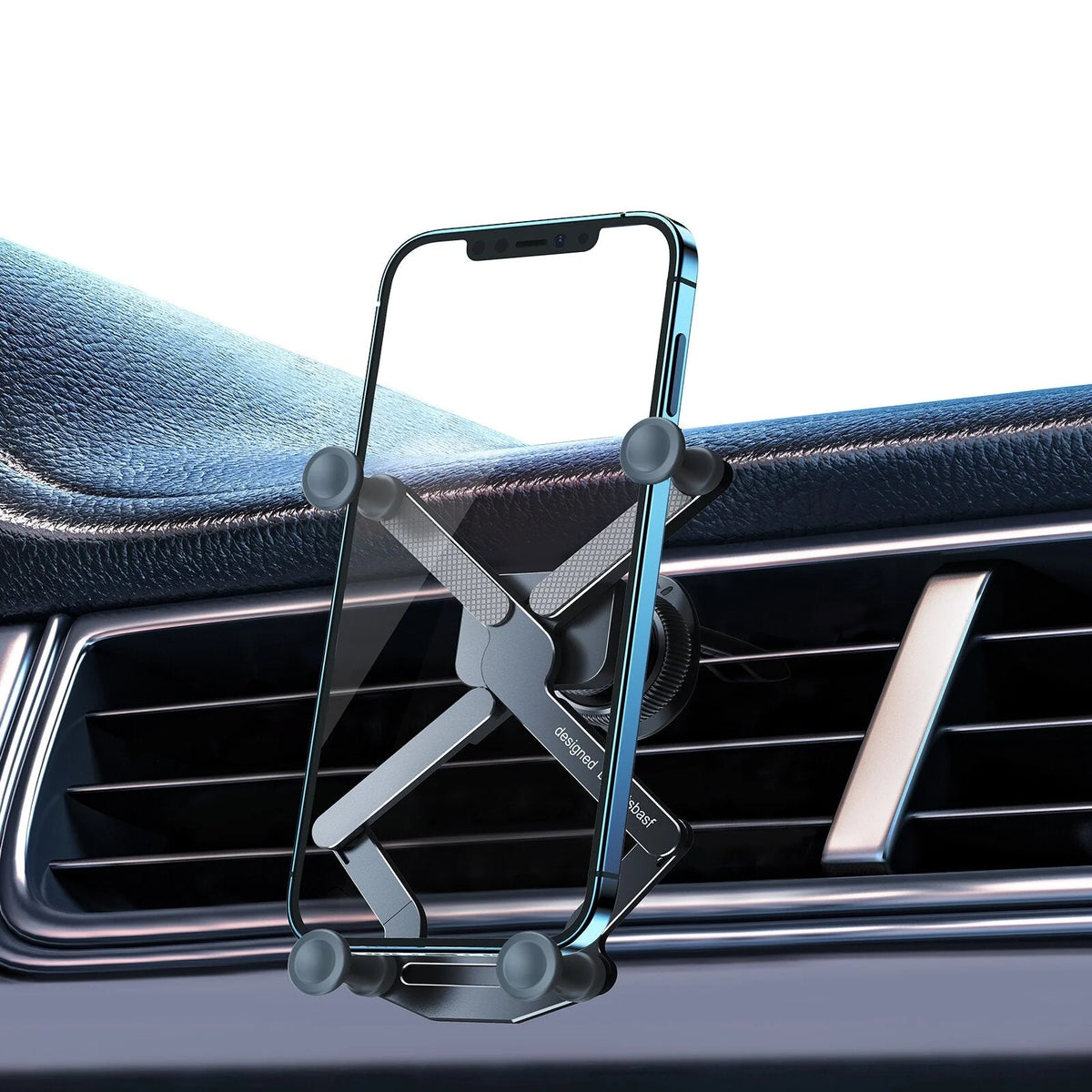 Car Phone Holder Automatic Locking Rotatable Air Vent Mount