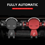 Car Phone Holder Gravity Clamp 360° Rotating One-Handed Operation