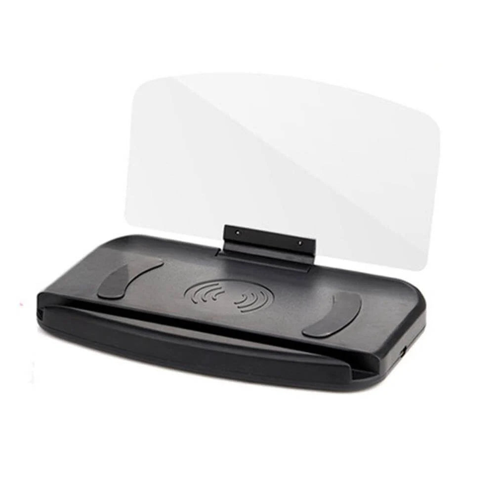 Car Phone Holder Head-Up Navigation Display Wireless Charging