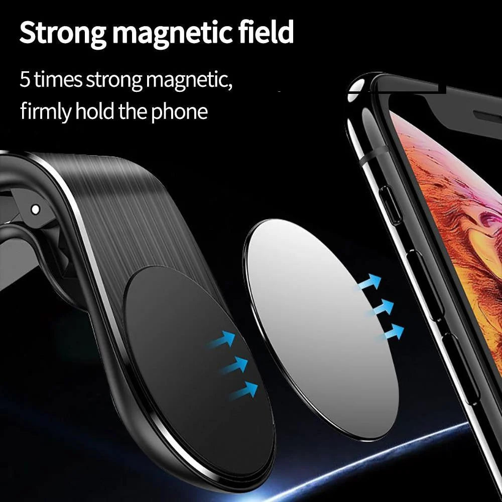 Car Phone Holder Magnetic Air Vent Mount Hands-Free Viewing