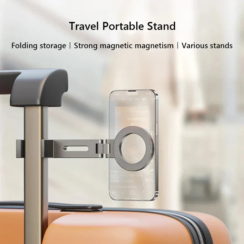 Car Phone Holder Magnetic Aluminum Alloy Universal Fit