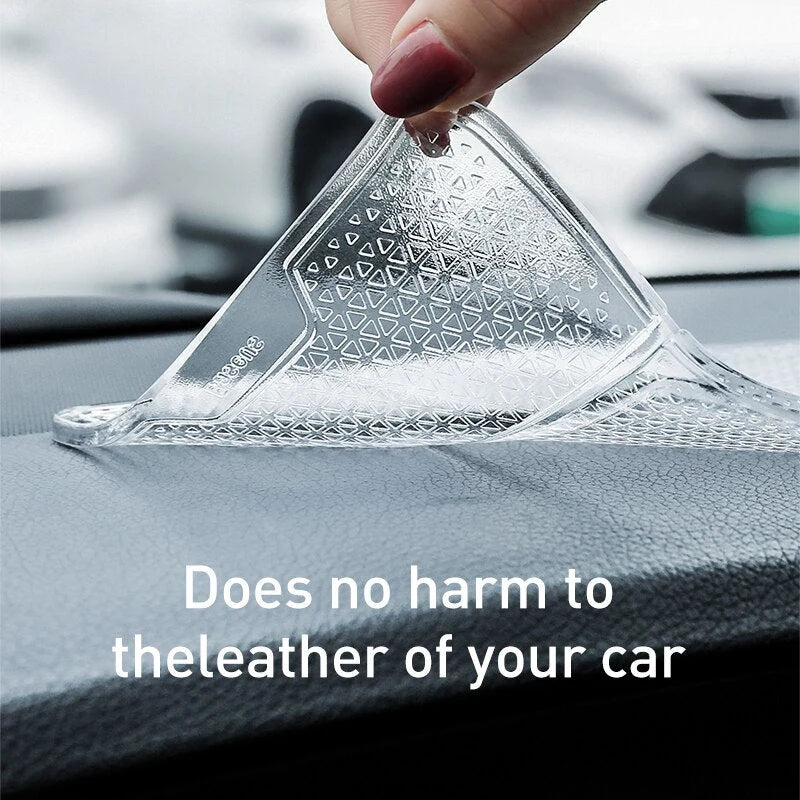 Car Phone Holder Sticky Reusable Heat-Resistant Dashboard Mount