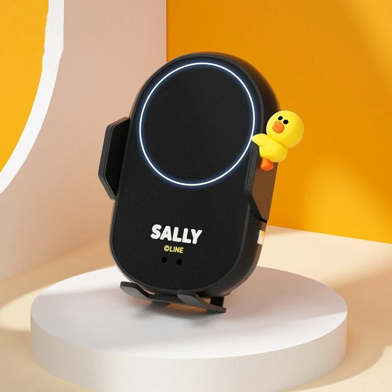 Car Phone Holder Suction Cup Wireless Charging