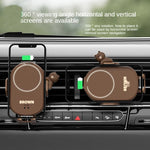 Car Phone Holder Suction Cup Wireless Charging