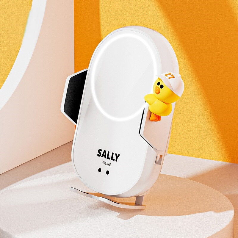 Car Phone Holder Suction Cup Wireless Charging
