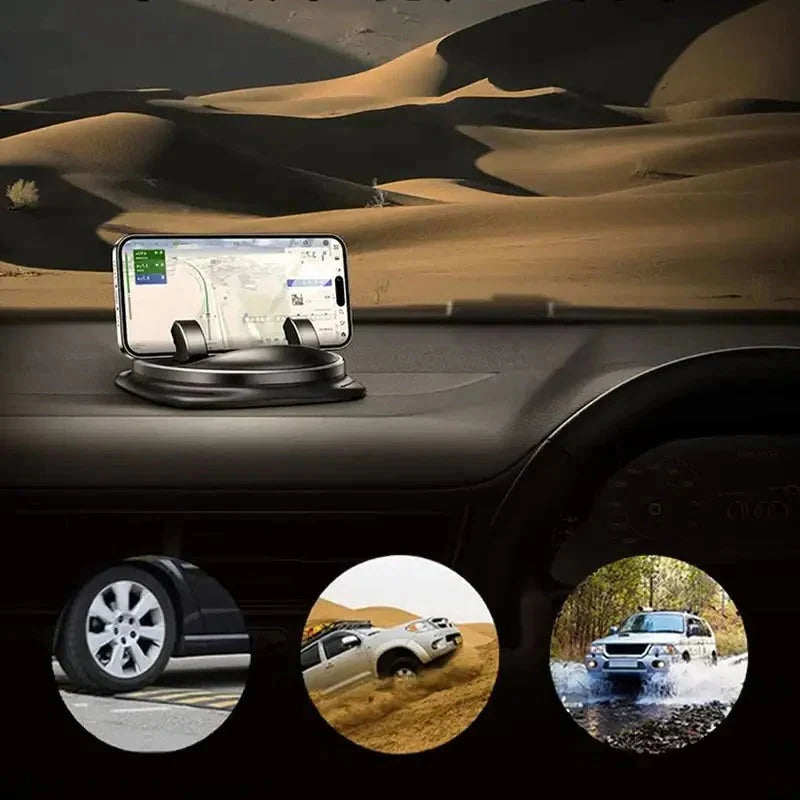 Car Phone Mount 360° Rotation Dashboard & Air Vent
