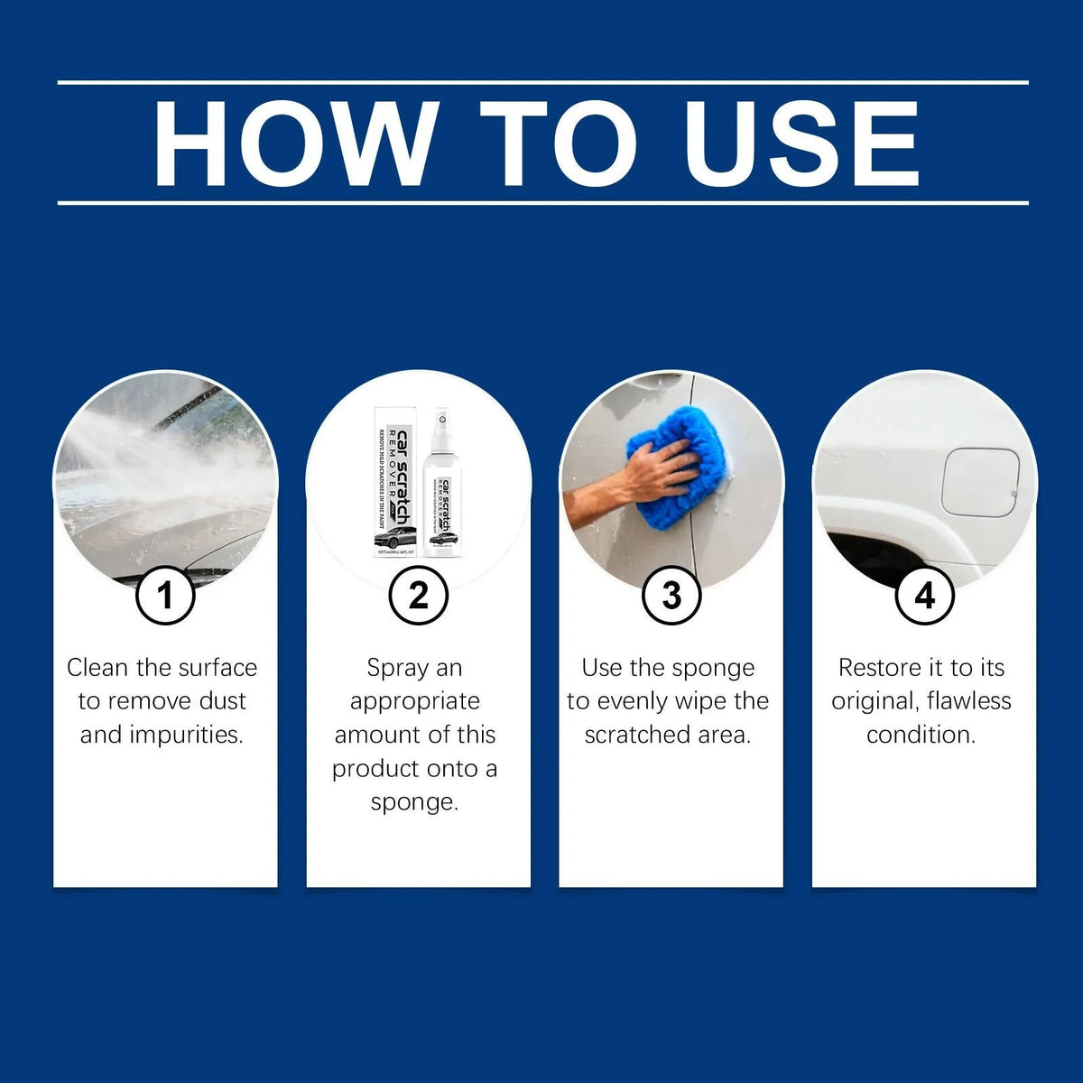 Car Scratch Remover Spray Nano Particle UV Shield