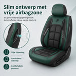 Car Seat Covers Quilted Airbag-Compatible Set of 11