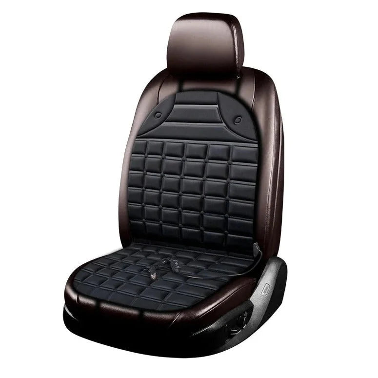 Car Seat Cushion Heated Dual Heat Levels Non-Slip Backing