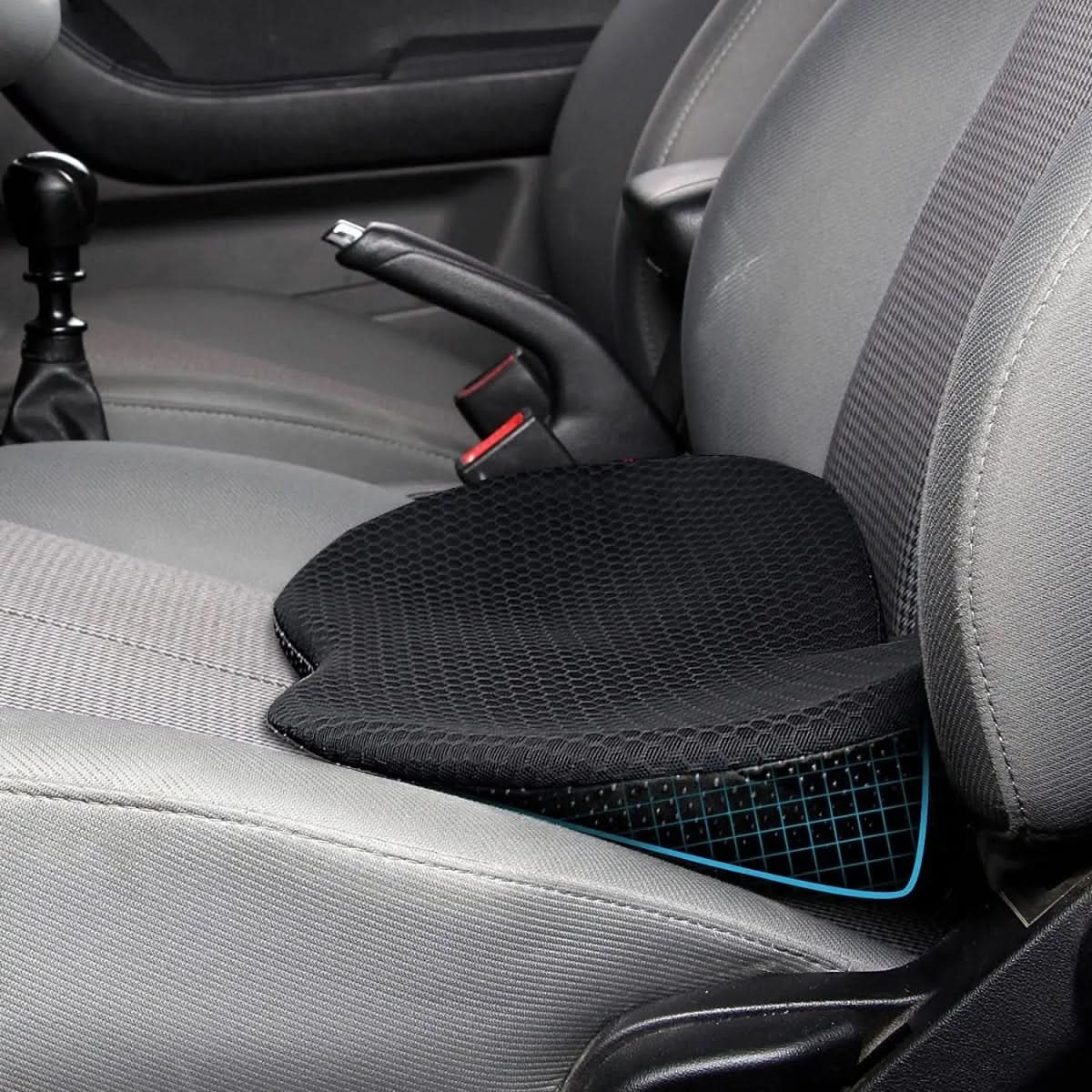 Car Seat Cushion Memory Foam Non-Slip Washable Cover
