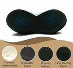 Car Seat Cushion Memory Foam Non-Slip Washable Cover