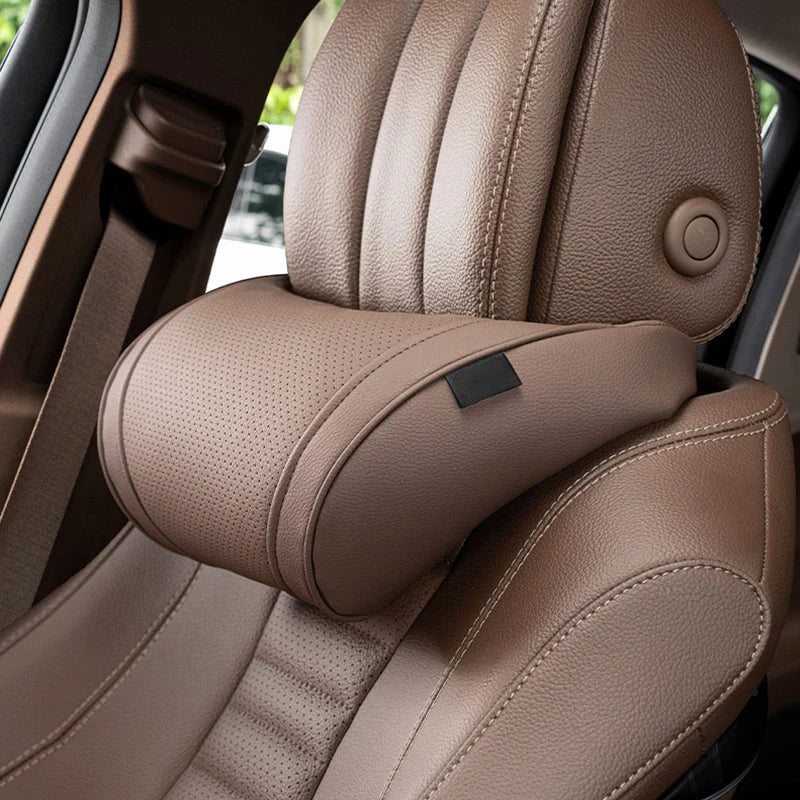 Car Seat Cushion Set Memory Foam Headrest Lumbar Support