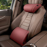 Car Seat Cushion Set Memory Foam Headrest Lumbar Support