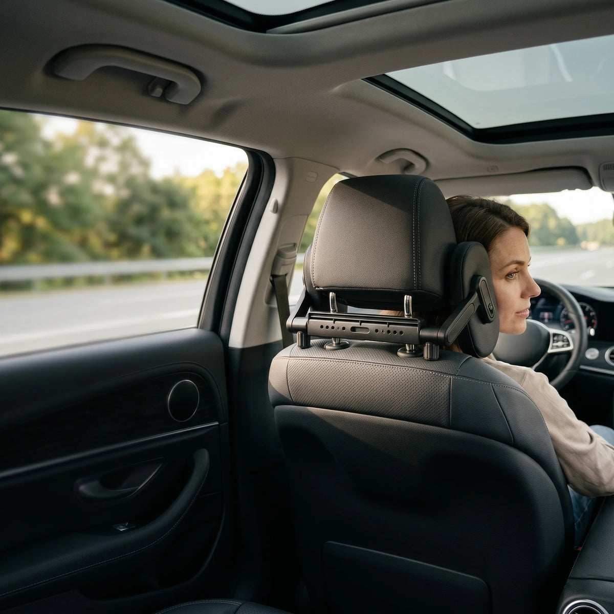 Car Seat Headrest Pillow 360 Degree Adjustable Memory Foam