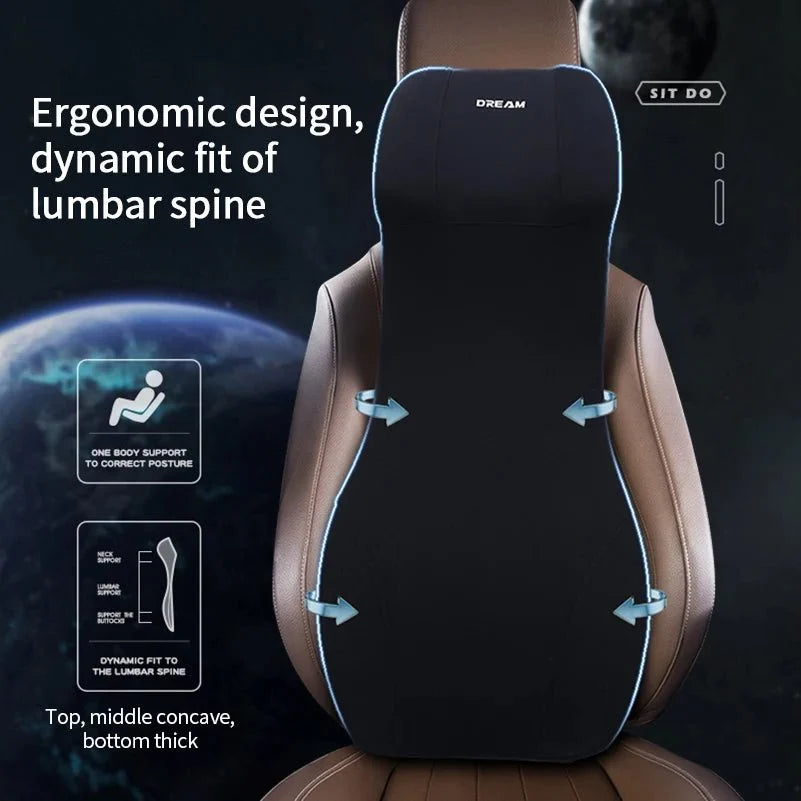 Car Seat Support Ergonomic Memory Foam Full-Body Support