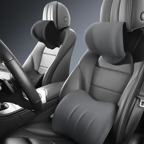 Car Seat Support Pillow Memory Foam Ergonomic Non-Slip