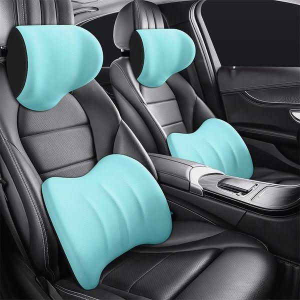Car Seat Support Pillow Memory Foam Ergonomic Non-Slip