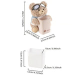Car Tissue Organizer Plush Headrest & Console Mount