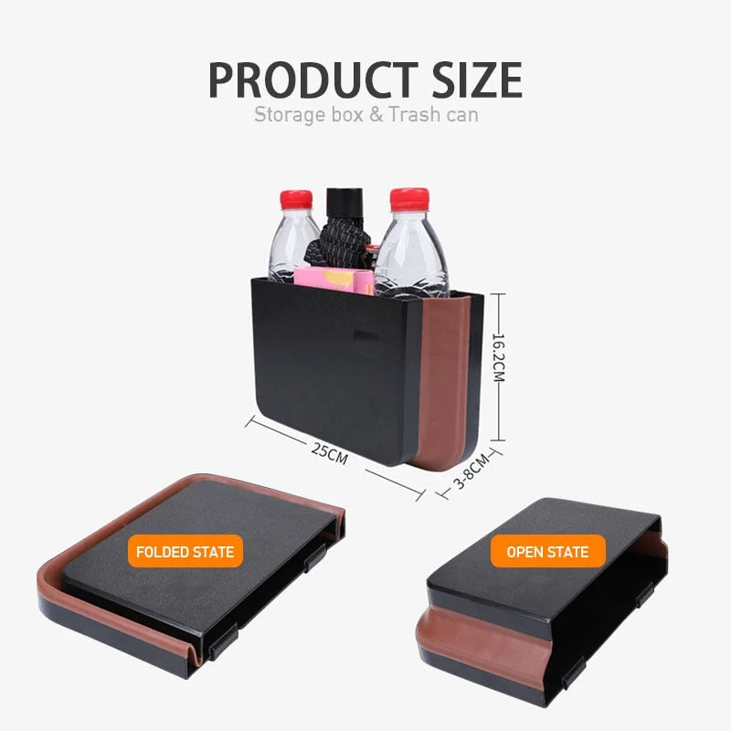 Car Trash Can Foldable Waterproof Leakproof Liner
