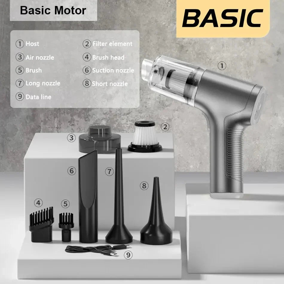 Car Vacuum Cleaner Cordless Handheld Wet Dry