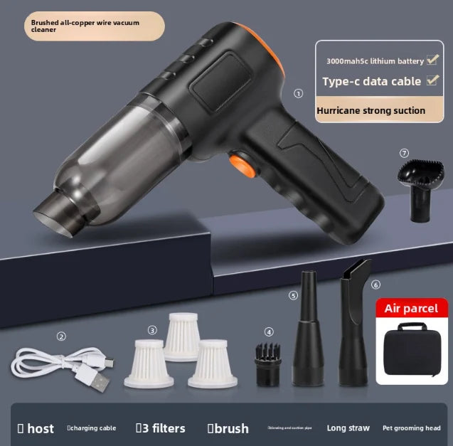 Car Vacuum Cleaner Cordless Powerful Suction 30 Minute Runtime