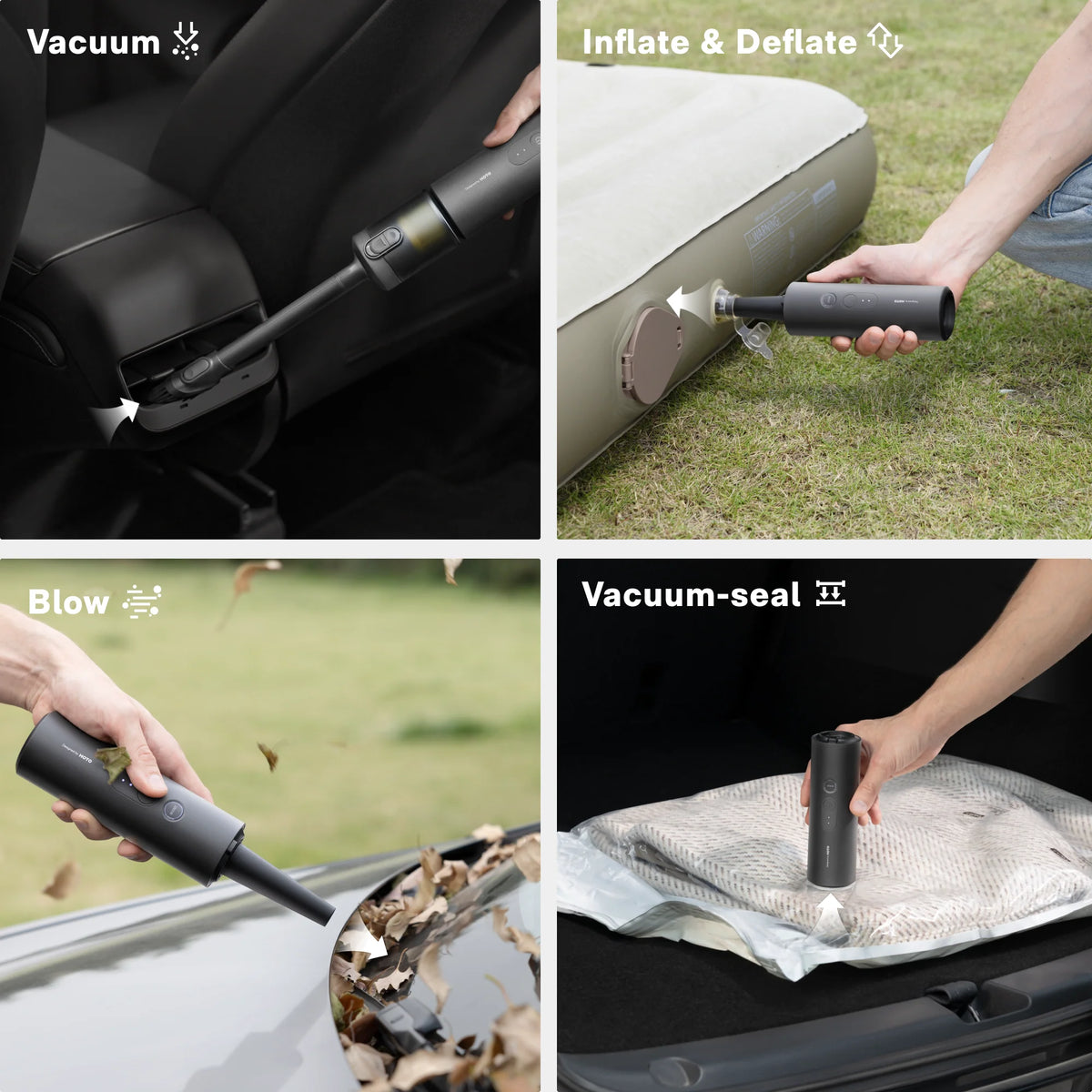 Car Vacuum Cordless 4-in-1 Lightweight