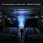 Car Vacuum Cordless Powerful Suction Washable HEPA