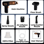Car Vacuum Cordless Powerful Suction Washable HEPA