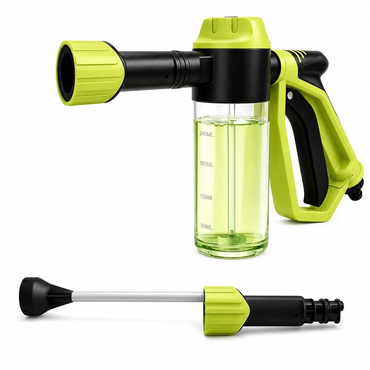 Car Wash Foam Cannon Dual-Mode 240ml Built-In Filter