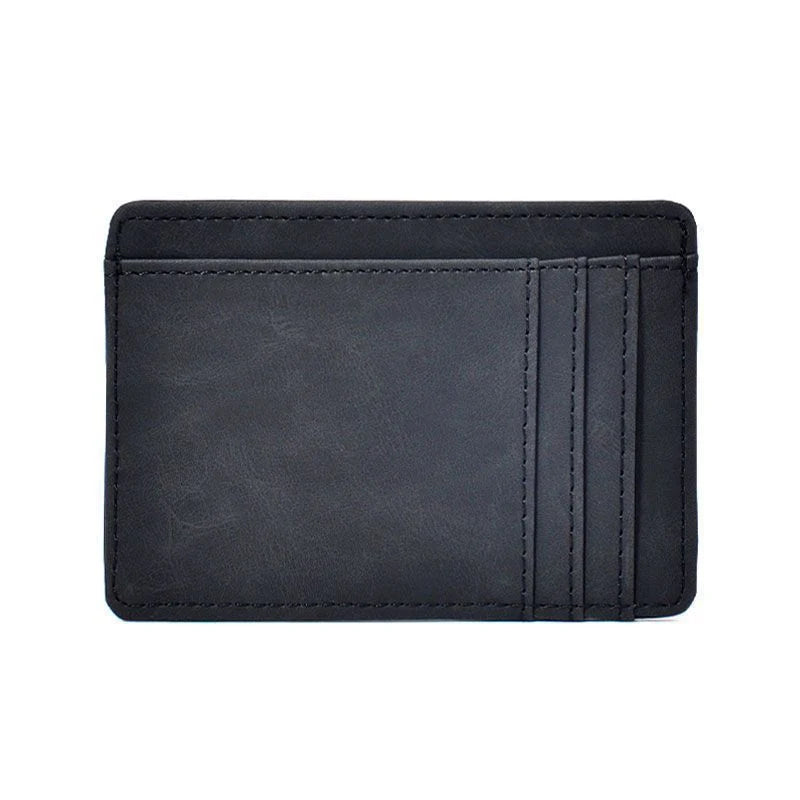 Card Holder Leather Slim Multiple Card Slots