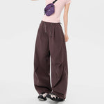 Cargo Pants Wide Leg Quick-Drying Zip Pockets