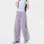 Cargo Pants Wide Leg Quick-Drying Zip Pockets