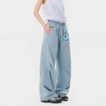 Cargo Pants Wide Leg Quick-Drying Zip Pockets